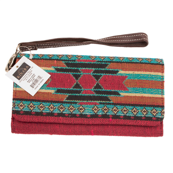 Kinara Handbags - NWT Socorro Woven Wristlet Wallet 7.5x4.5 inch